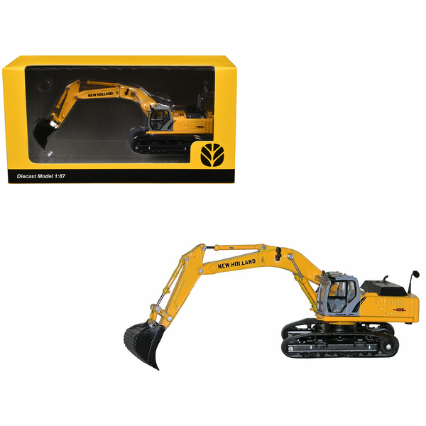 Promotex New Holland E 485 B Excavator - Yellow HO Scale
