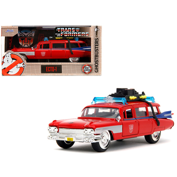 Jada Ecto-1 Cadillac Ambulance 1/32 Diecast - Red