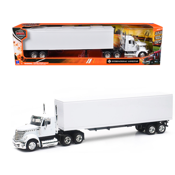 New Ray International LoneStar Truck with Dry Goods Trailer (White)