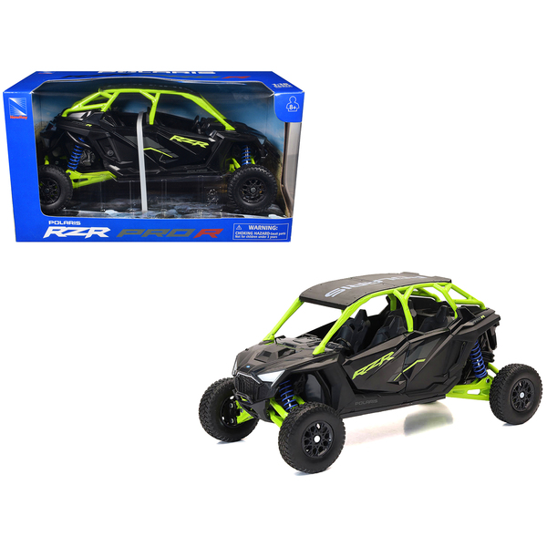 New Ray Polaris RZR Pro R UTV Black/Lime Green 1/18