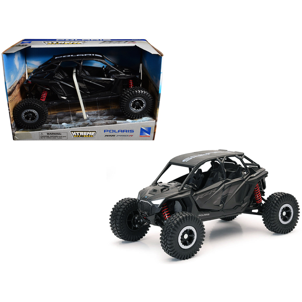 New Ray Polaris RZR Pro R UTV Stealth Black 1/18 Scale