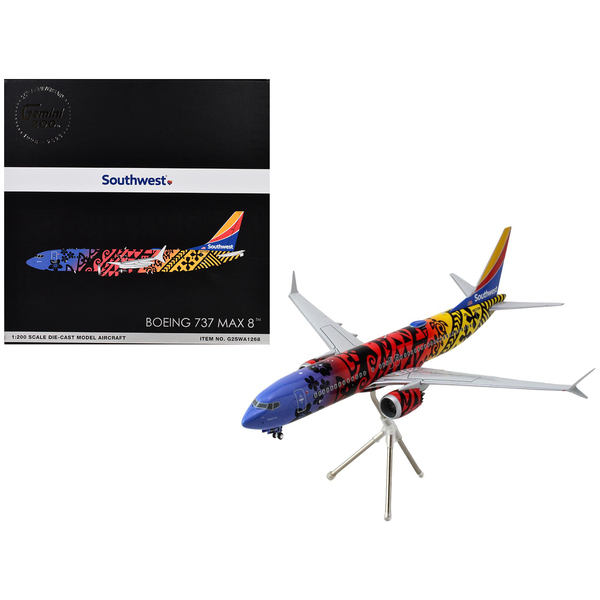 GeminiJets Southwest 737 MAX 8 'Imua One' 1/200 Scale