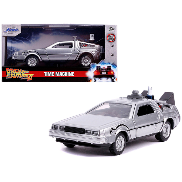 Jada Hollywood Rides DeLorean Time Machine 1/32 Scale Model