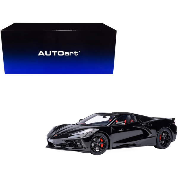 Autoart 2020 Corvette C8 Stingray Black 1:18 Scale