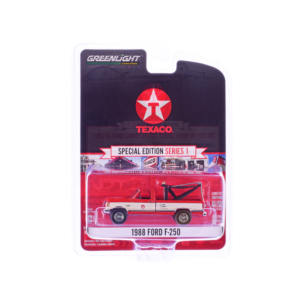 Greenlight 1988 Ford F-250 Texaco Tow Truck 1/64 Diecast
