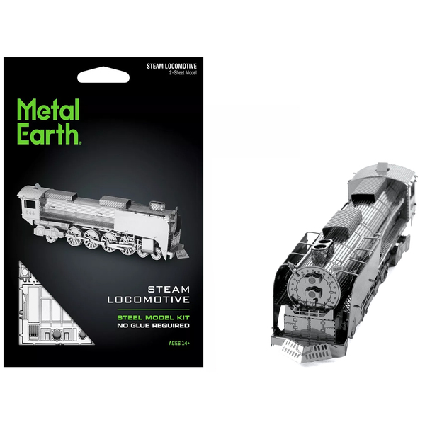 Metal Earth Steam Locomotive #844 - 4.3" Moderate Steel Model Kit