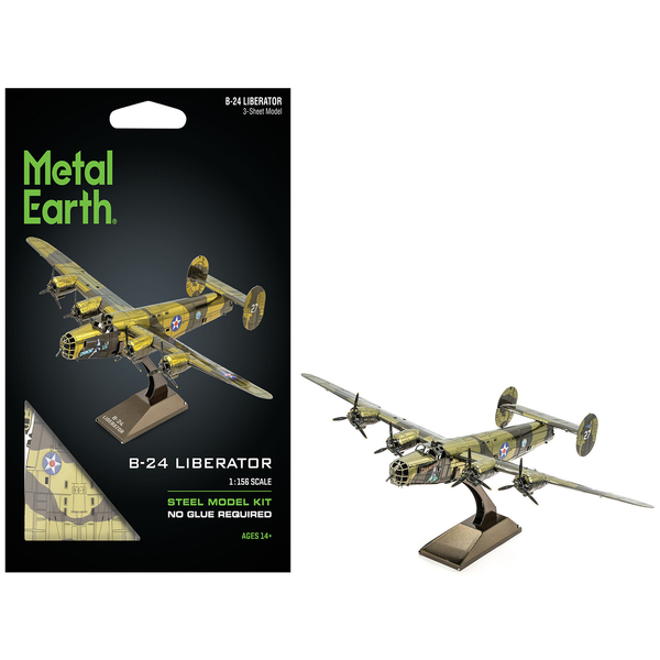Metal Earth Diamond Lil B-24 Liberator: Build History