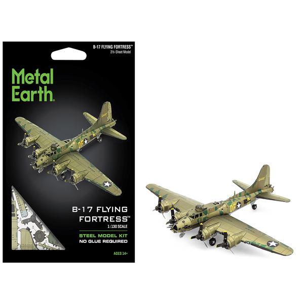 Metal Earth B-17 Flying Fortress - WWII Bomber Model