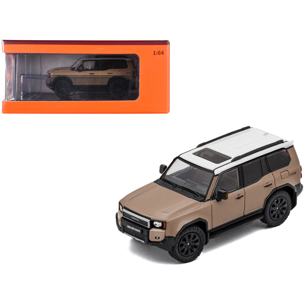 GCD 1/64 Toyota Land Cruiser Prado 250 - Beige/White Top