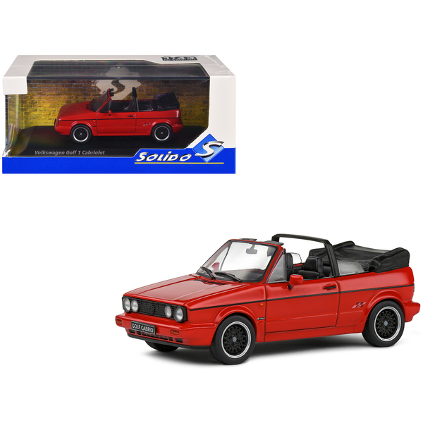 Solido 1992 Volkswagen Golf 1 Cabriolet Sportline 1/43 Tornado Red