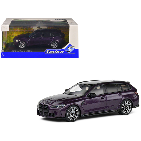 Solido BMW M3 Touring (G81) Competition 1/43 - Daytona Violet