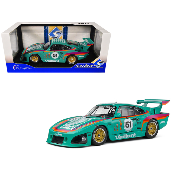 Solido Porsche 935 K3 Kremer-Vaillant #51 Green 1/18 Diecast