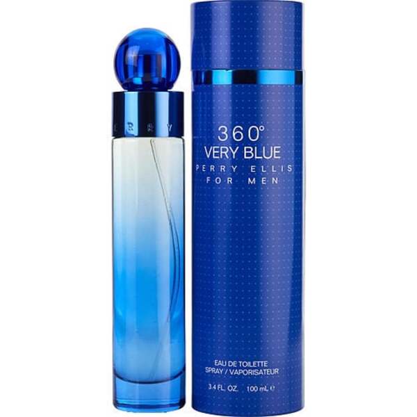 Perry Ellis 360 Very Blue - Men's Eau de Toilette Spray - 3.4 oz