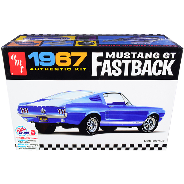 AMT 1967 Ford Mustang GT Fastback 1/25 Model Kit