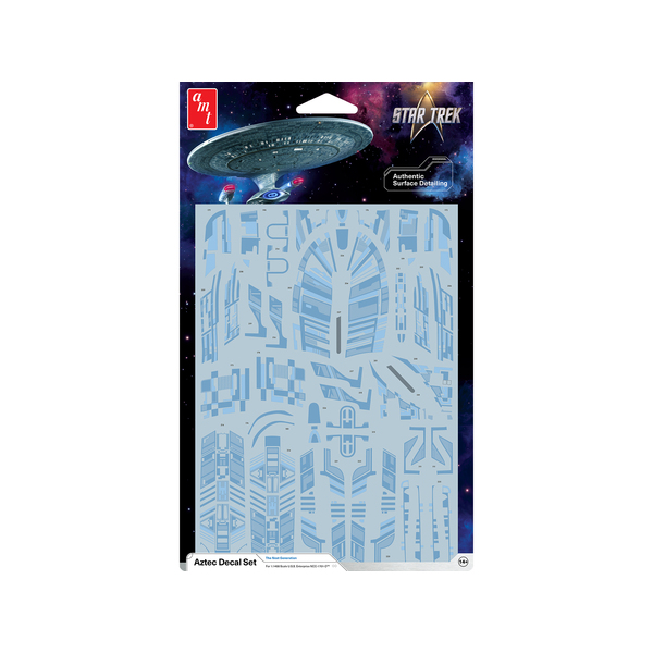 Amt Star Trek NCC-1701-D Aztec Decals 1/1400 Scale