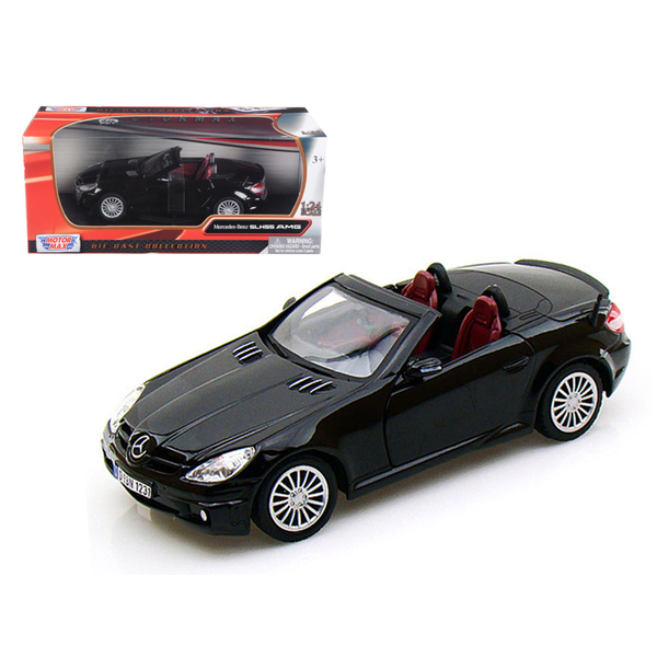 Motormax Mercedes-Benz SLK55 AMG Convertible Black 1/24