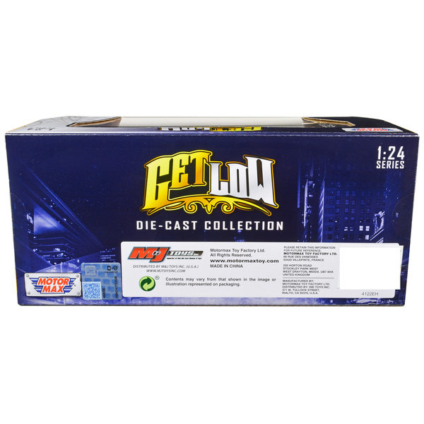 Motormax 1957 Chevy Bel Air Lowrider Turquoise/White 1/24