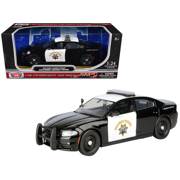 Motormax 2023 Dodge Charger Pursuit CHP 1/24 Diecast