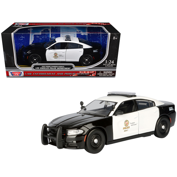 Motormax 2023 Dodge Charger Pursuit LAPD 1/24 Diecast