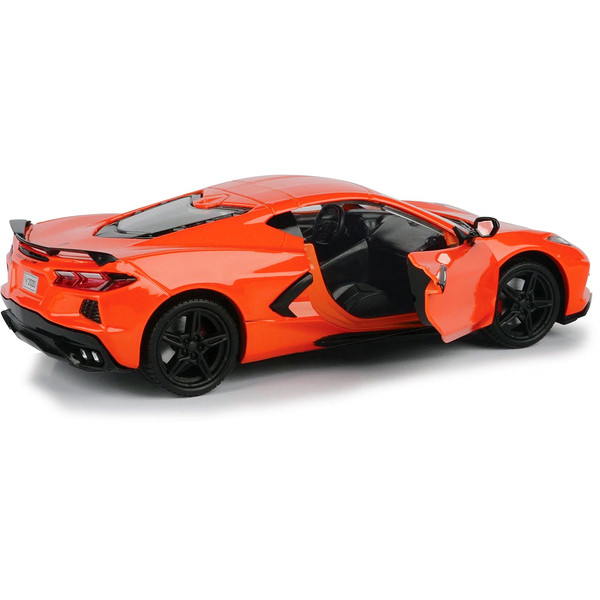 Motormax 2020 Corvette C8 Stingray 1/24 Orange Diecast Model