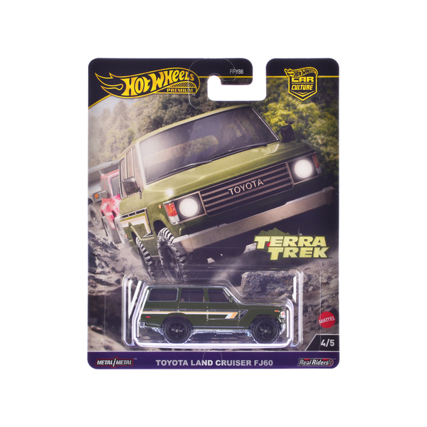 Hot Wheels Toyota Land Cruiser FJ60 Green 'Terra Trek' 3-Inch