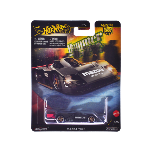 Hot Wheels Mazda 787B: Black Prototype Racer