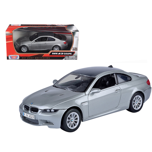 Motormax BMW M3 Coupe Gray Metallic 1:24 Model