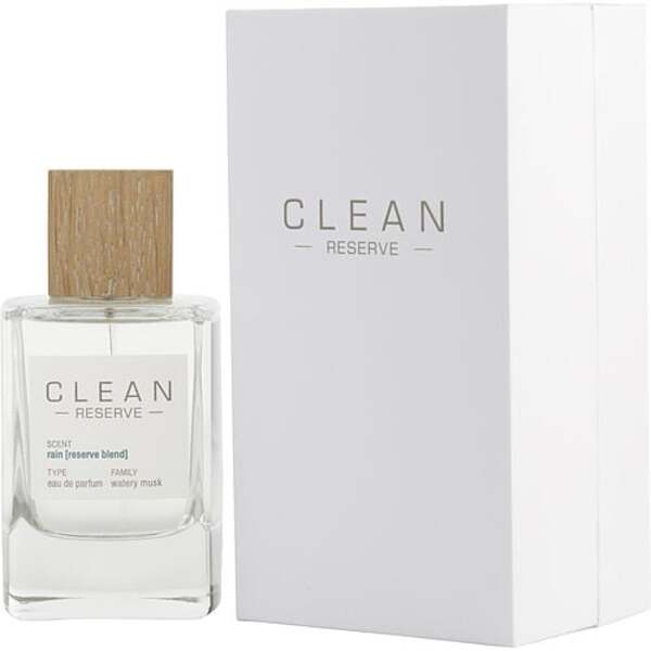 Clean Reserve Rain - 3.4 oz Eau de Parfum Spray - Unisex - Refreshing Bergamot & White Floral Scent