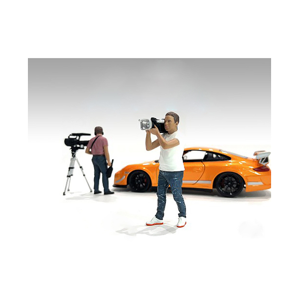 American Diorama "On-Air" Cameraman 1/24 Scale Model