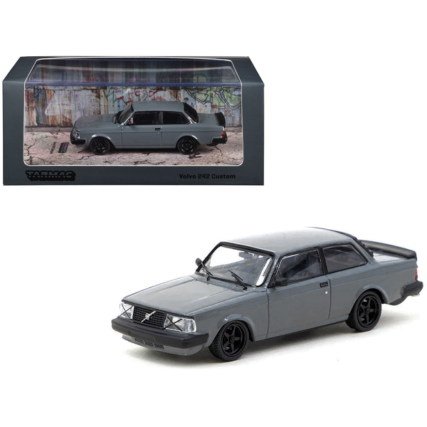 Tarmac Works 1/64 Volvo 242 Custom Gray "Road64"