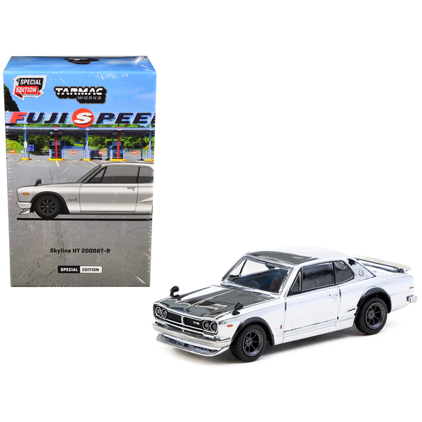Tarmac Works 1/64 Nissan Skyline HT 2000GT-R RHD Silver