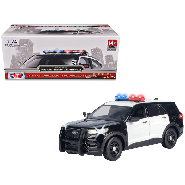 Motormax 2022 Ford Police Utility Builder's Kit: Lights & Sounds
