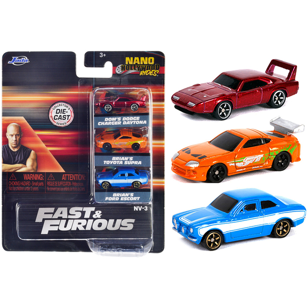 Jada Hollywood Rides Fast & Furious Series 1 Trio