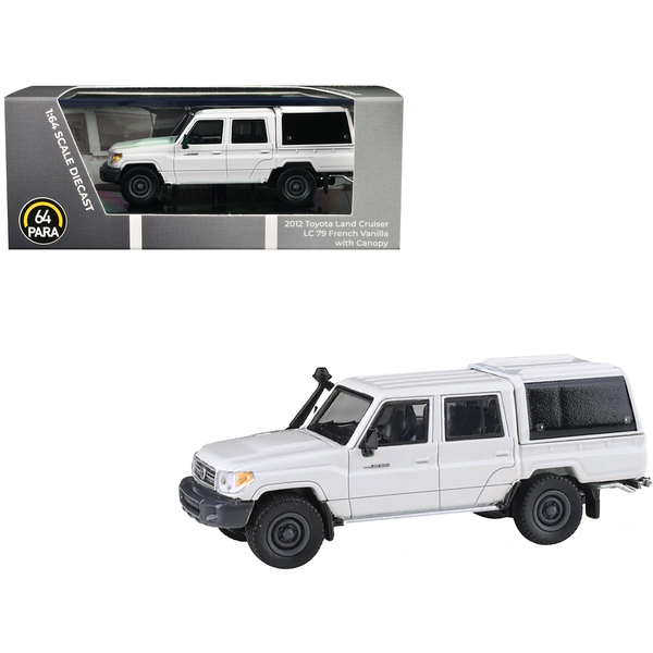 Paragon 1/64 Toyota Land Cruiser LC 79 French Vanilla w/ Canopy - PA-55684