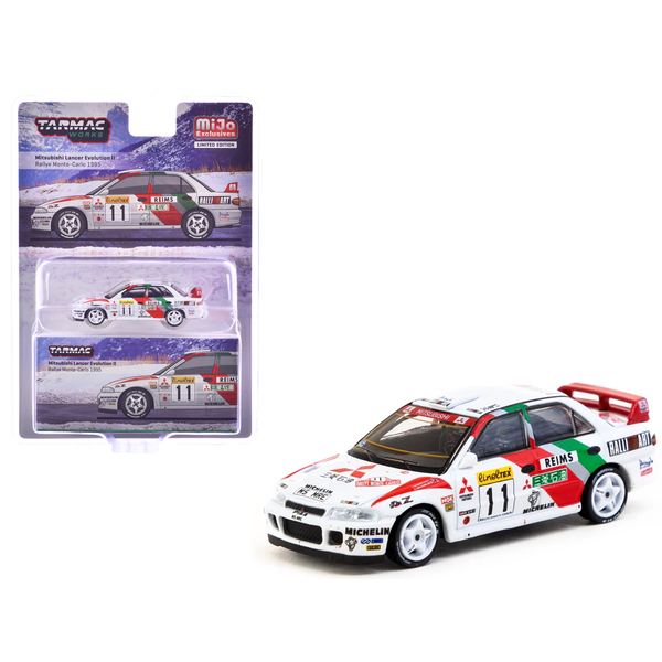 Tarmac Works Mitsubishi Lancer Evo II Tommi Makinen 1/64