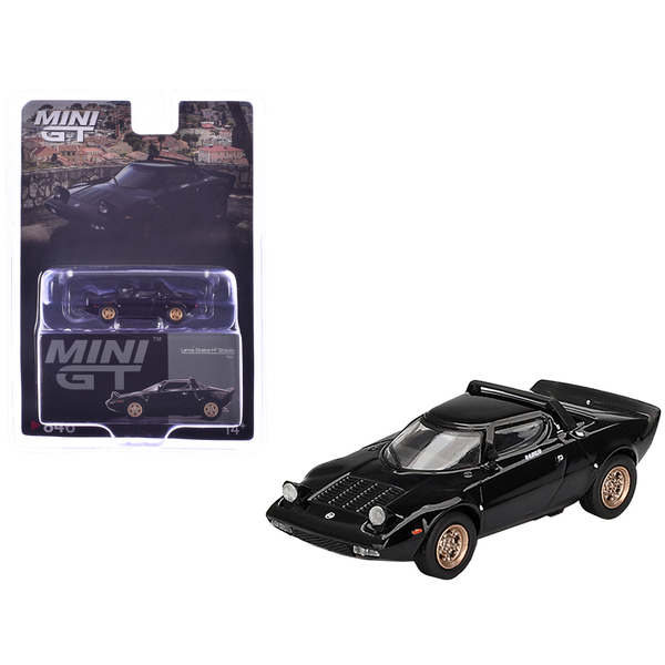 Mini GT Lancia Stratos HF Stradale Nero Black 1/64 Scale