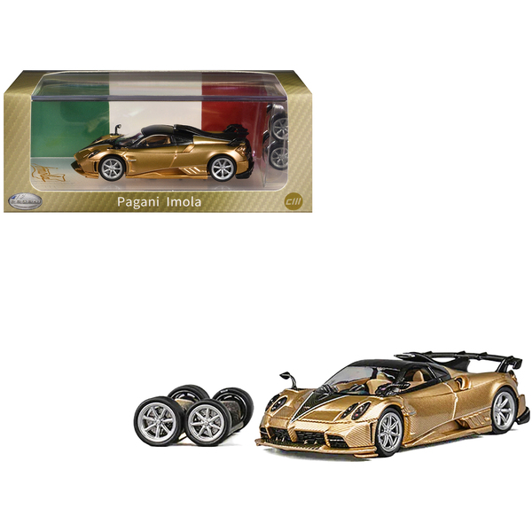 CM Models 1/64 Pagani Imola Gold Carbon Metallic