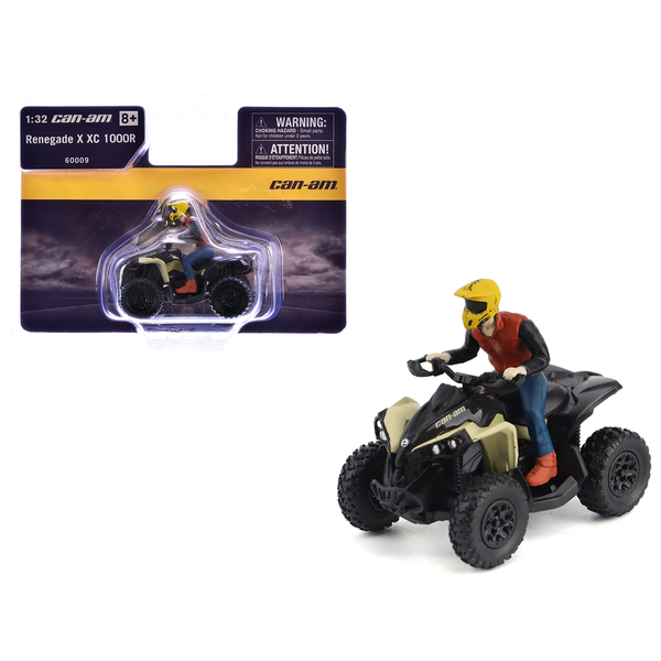 Can-Am Renegade X XC 1000R ATV Desert Tan 1/32 Diecast Model