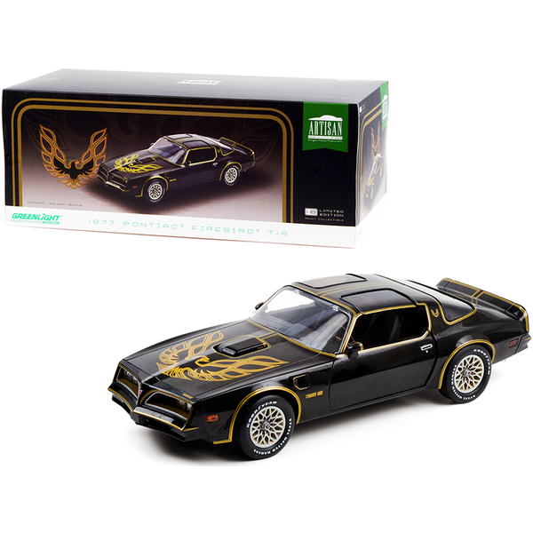 Greenlight 1977 Pontiac Firebird T/A Trans Am Golden Eagle 1:18 Diecast