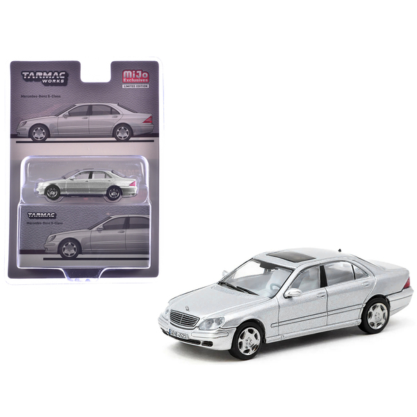 Tarmac Works Mercedes S-Class Brilliant Silver 1/64