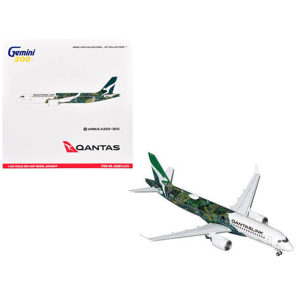 GeminiJets QantasLink Airbus A220-300 1/200 Model
