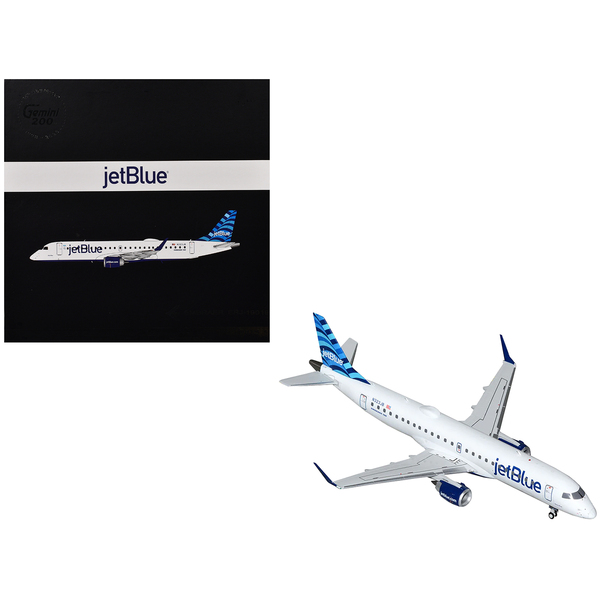 GeminiJets JetBlue Embraer ERJ-190 1/200 Scale (7" L)