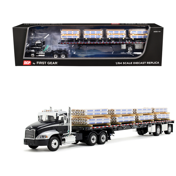 First Gear Mack Pinnacle & Wilson Flatbed 1/64 Model