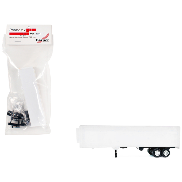 Promotex 40ft Reefer Trailer HO Scale Model - White