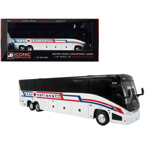 Iconic Replicas MCI J4500 Coach Bus - International Stage Lines