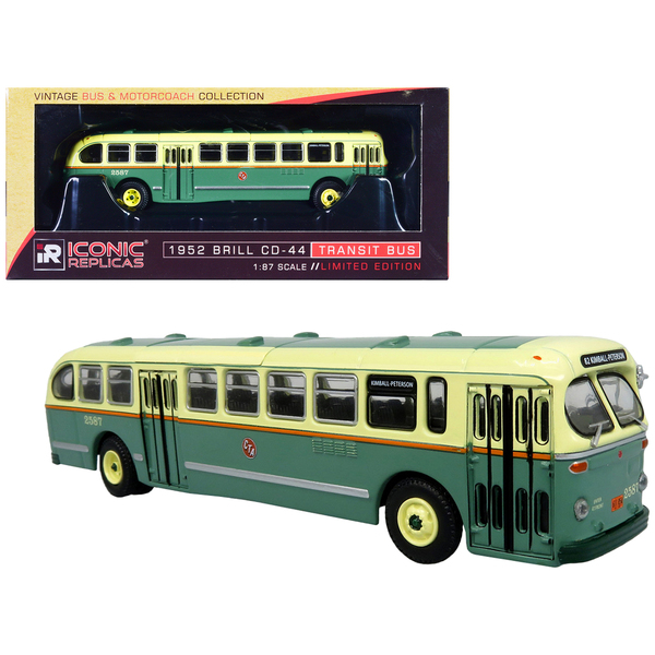 Iconic Replicas CTA Chicago Transit Bus - HO Scale