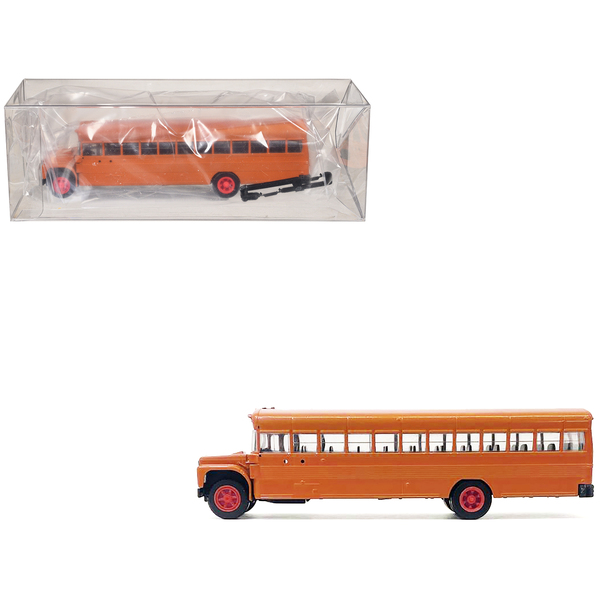 Promotex Orange School Bus - 4.5" HO Scale Replica
