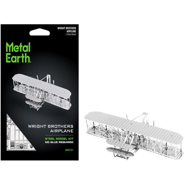 Metal Earth Wright Brothers Airplane Steel Model Kit