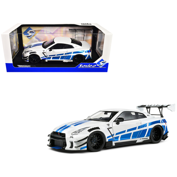 Solido Nissan GT-R R35 Liberty Walk 1:18 White