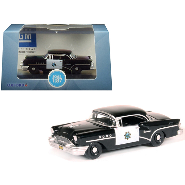 Oxford Diecast 1955 Buick Century CHP HO Scale Model